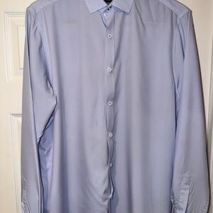 Tom Baine Men’s Light Blue 4-way stretch Dress Shirt